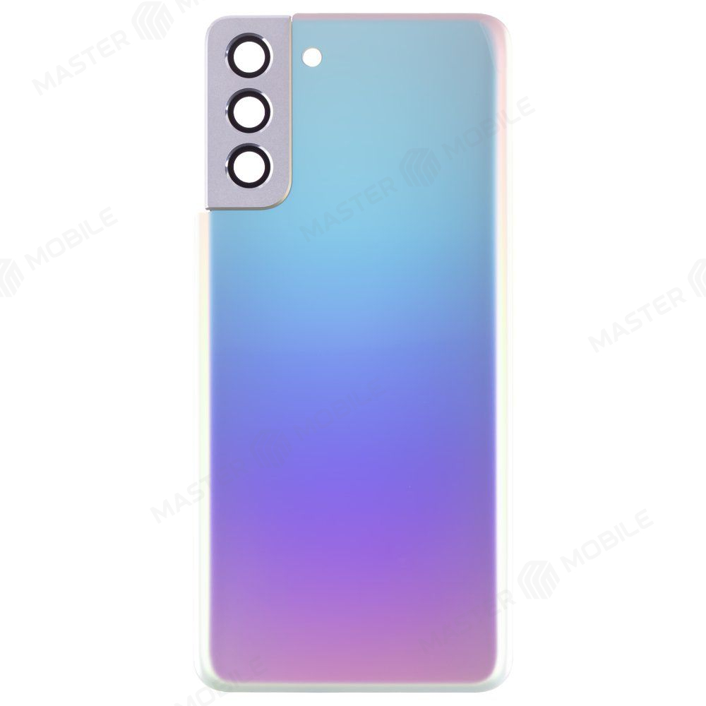 Задняя крышка для Samsung G996 Galaxy S21+ (серебристый) (в сборе со стеклом камеры)