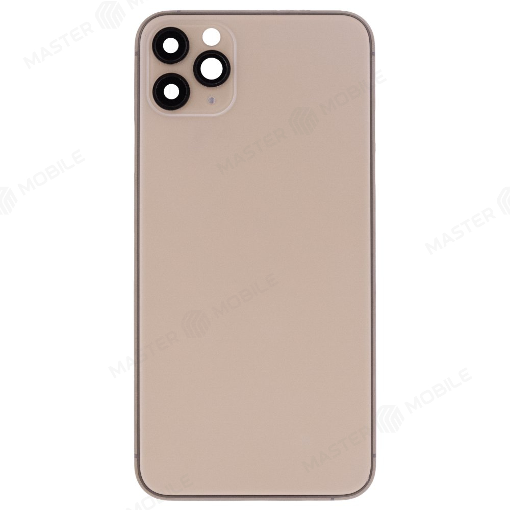 Корпус для Apple iPhone 11 Pro Max (золотистый) (Premium)