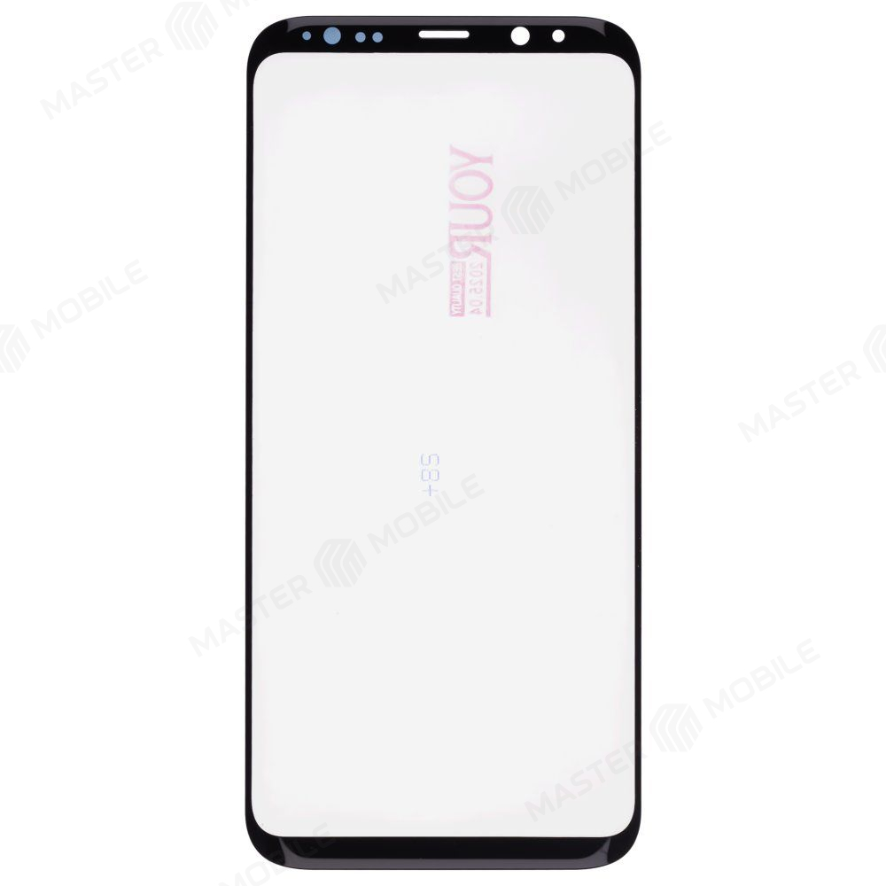 Стекло модуля для Samsung G955 Galaxy S8+ + OCA (черный) (Musttby) (Premium)