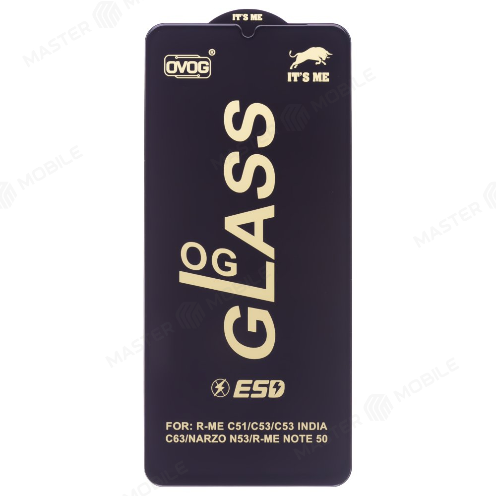 Защитное стекло OG Glass для Realme C53 (RMX3760) (черный)