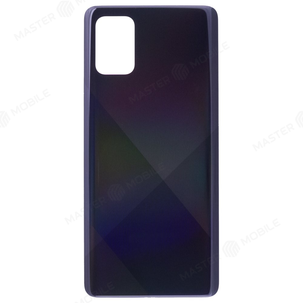 Задняя крышка для Samsung A715 Galaxy A71 (черный)