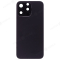 Задняя крышка для Apple iPhone 15 Pro Max (черный) (в сборе со стеклом камеры) (Premium) фото №1