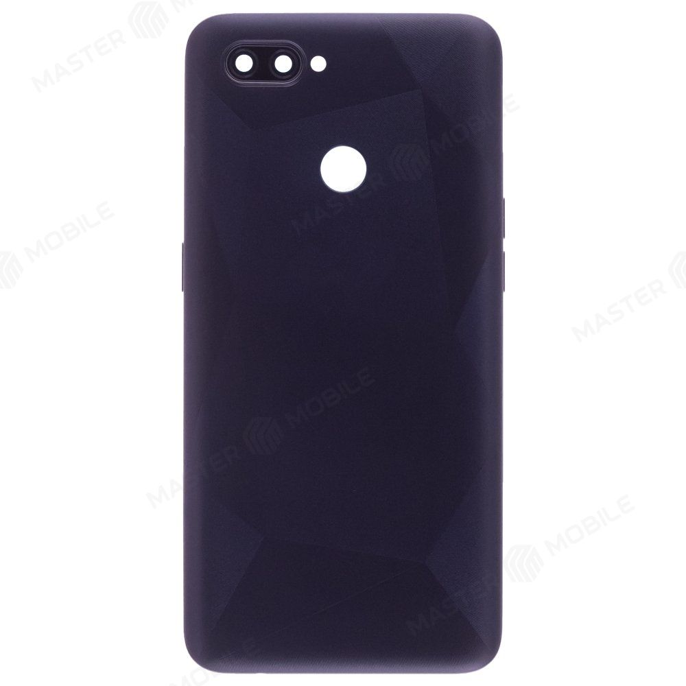 Задняя крышка для OPPO A12 (CPH2083) (черный) (в сборе со стеклом камеры)