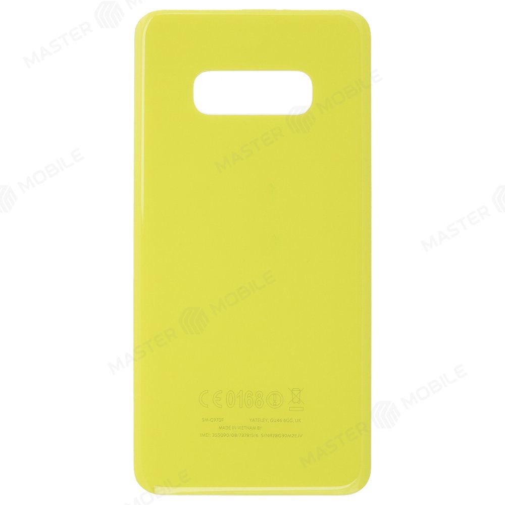 Задняя крышка для Samsung G970 Galaxy S10e (желтый)