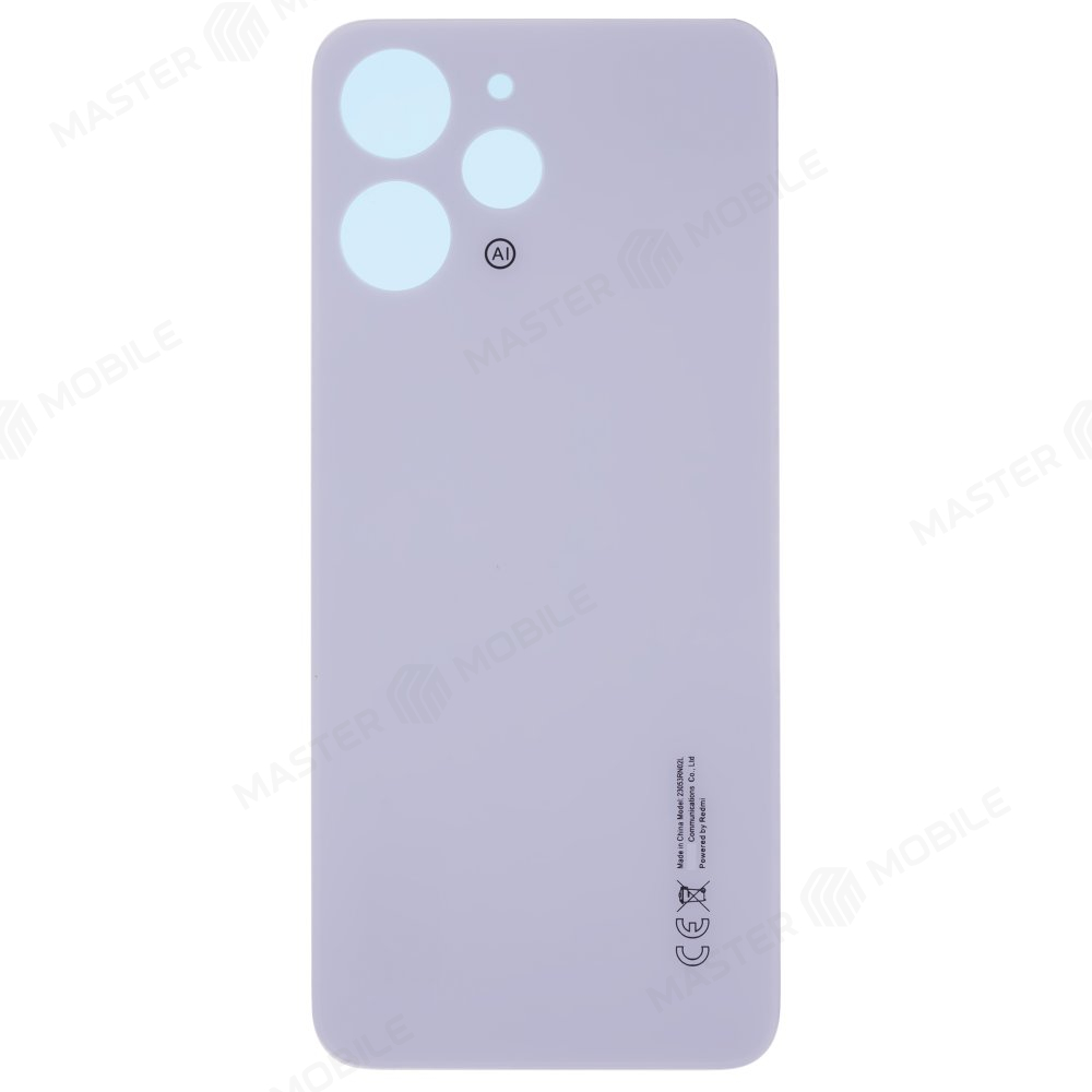 Задняя крышка для Xiaomi Redmi 12 4G (23053RN02Y) (серебристый)