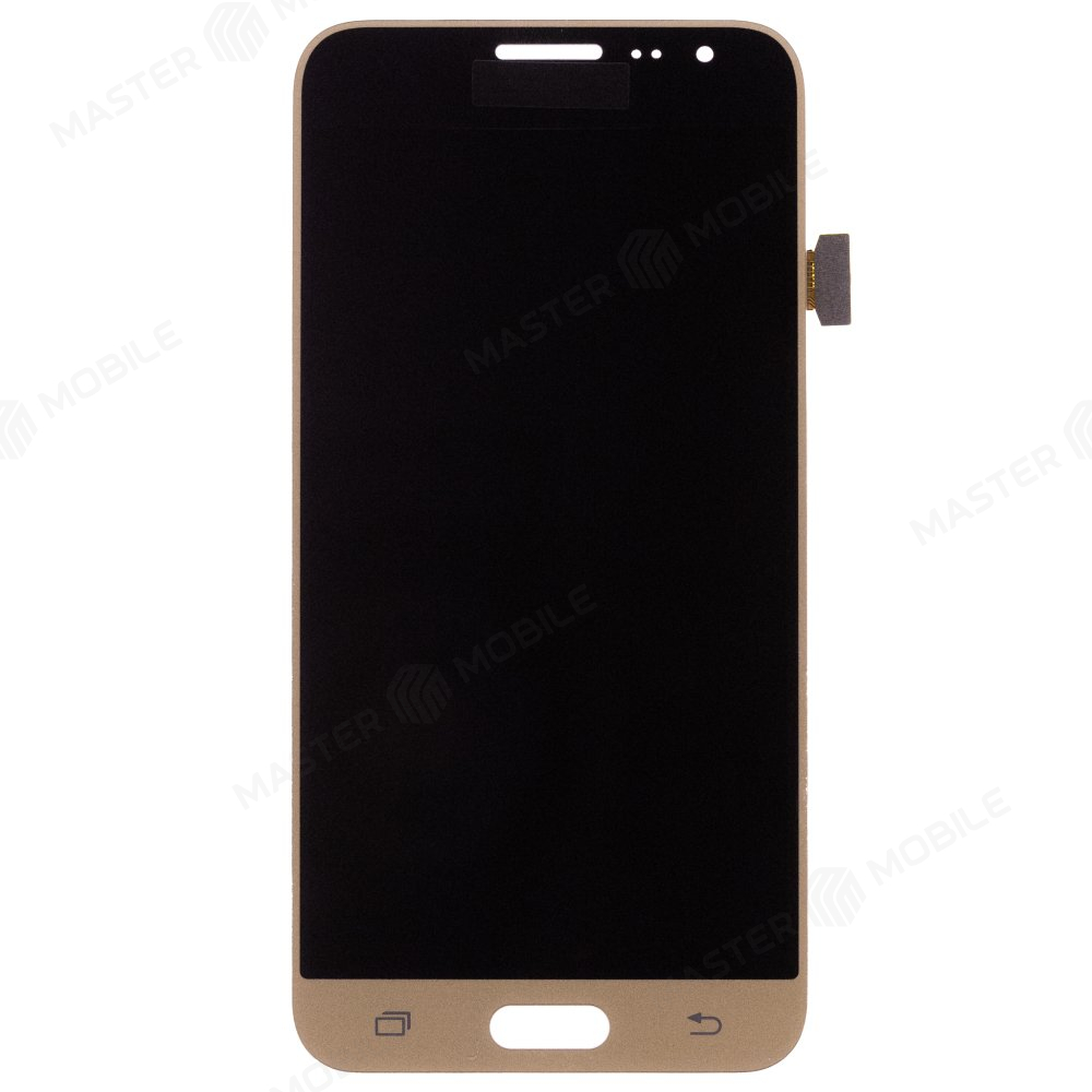 Дисплей для Samsung J320 Galaxy J3 (2016) (в сборе с тачскрином) (золотистый) (In-Cell)