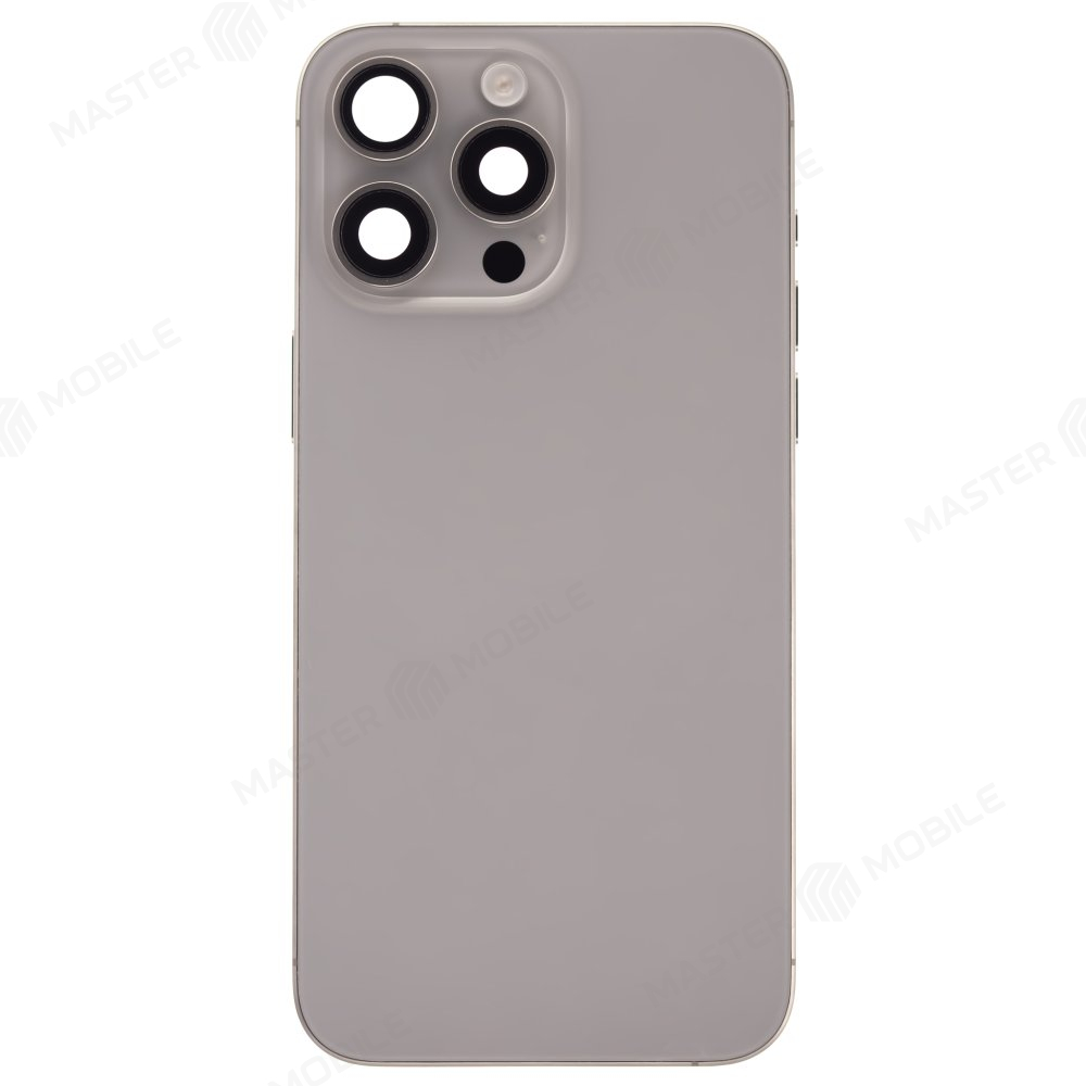 Корпус для Apple iPhone 15 Pro Max (титановый) (в сборе) (с разбора) (ORIG100) (возможен дефект ЛКП)