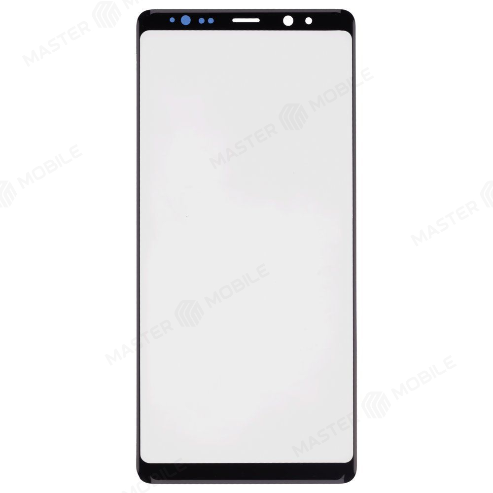 Стекло модуля для Samsung N950 Galaxy Note 8 + OCA (черный)