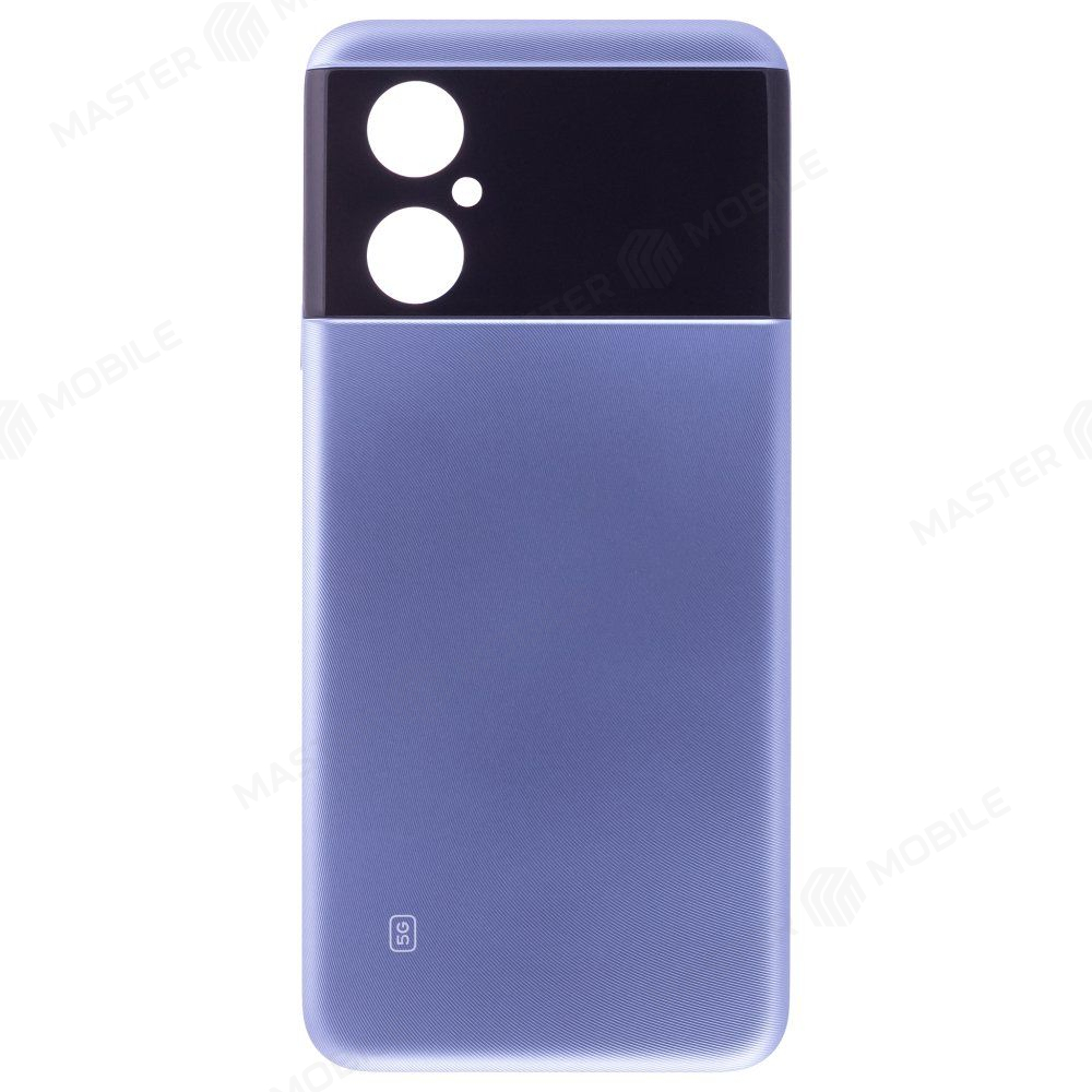 Задняя крышка для Xiaomi Poco M4 5G (22041219PG) (голубой)