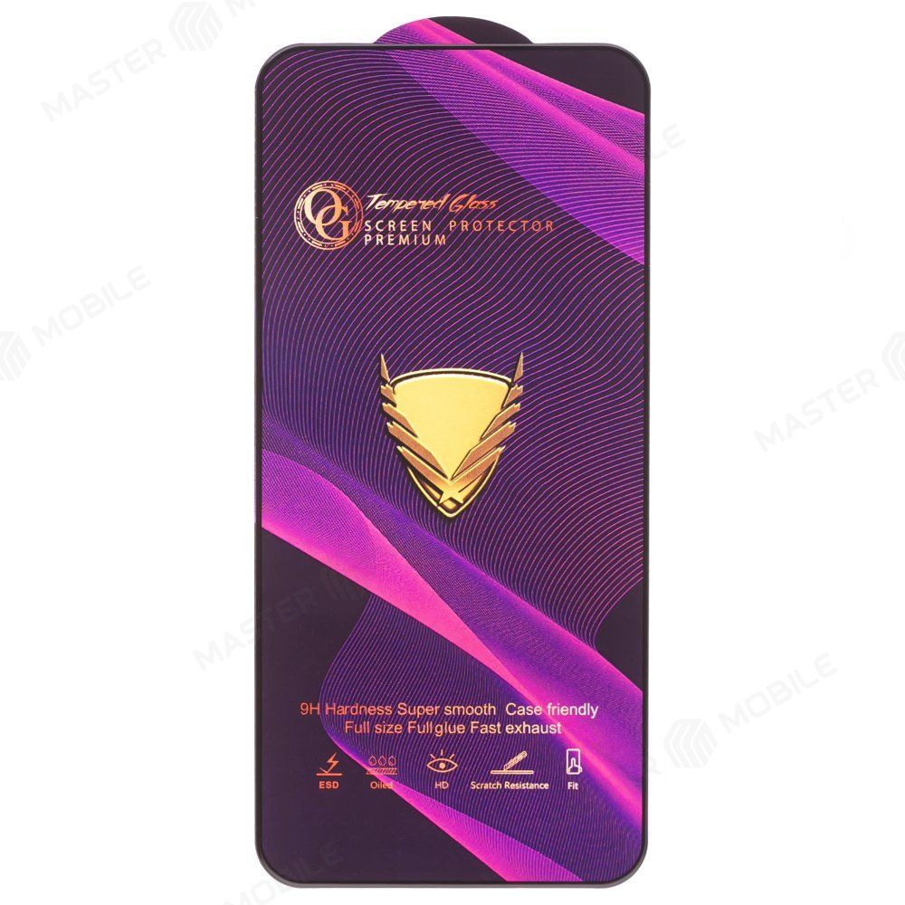 Защитное стекло OG Glass (3 в 1) для Samsung M566 Galaxy M56 5G (черный)