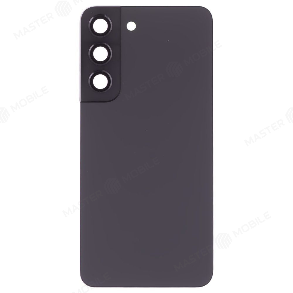 Задняя крышка для Samsung S901 Galaxy S22 (черный) (в сборе со стеклом камеры)