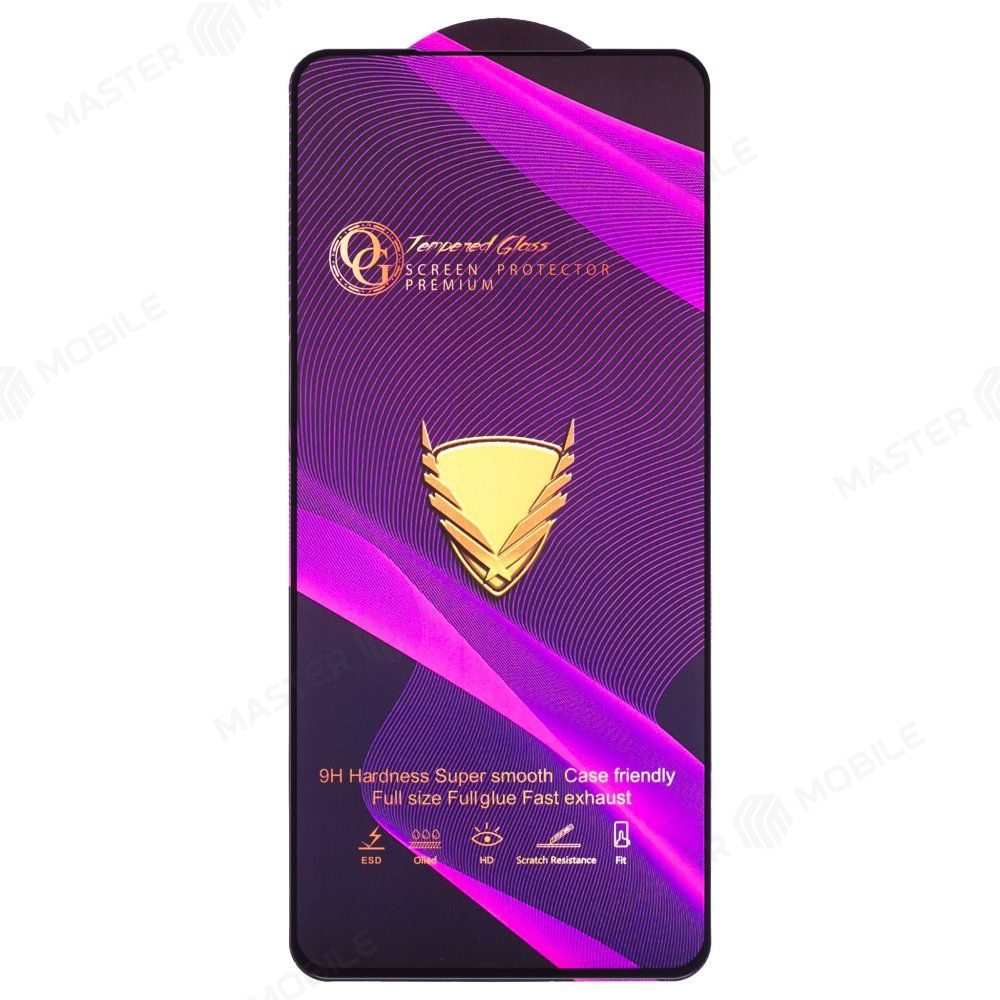 Защитное стекло OG Glass (3 в 1) для Samsung G991 Galaxy S21 (черный)