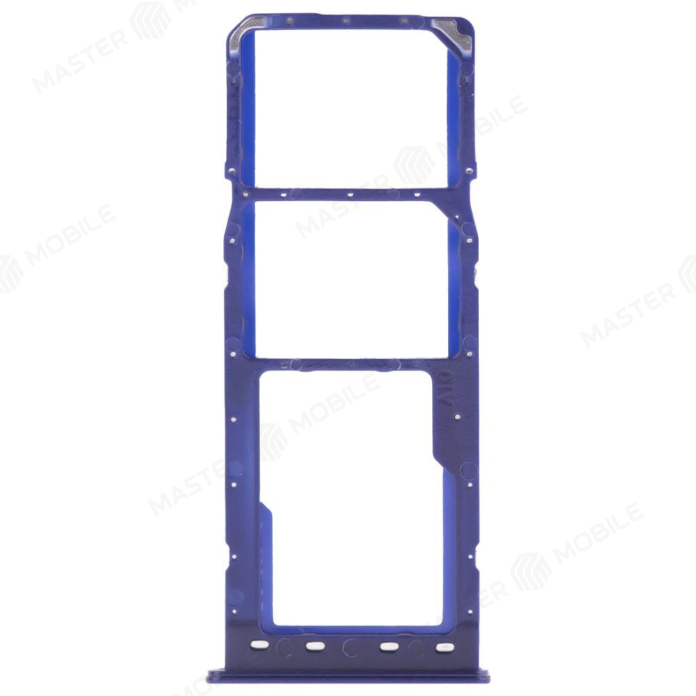 Держатель сим-карты для Samsung A105 Galaxy A10 / A205 Galaxy A20 / A305 Galaxy A30 / A505 Galaxy A50 / A705 Galaxy A70 (синий)