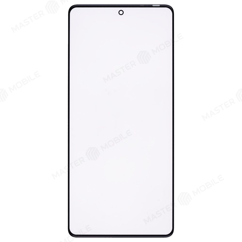 Стекло модуля для Infinix Note 30 Pro (X678B) / Note 30 VIP (X6710) / GT 10 Pro (X6739) / GT 10 Pro Plus + OCA (черный) (Premium)