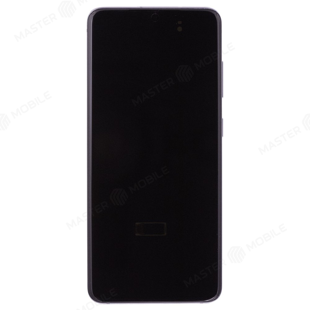 Дисплей для Samsung G980 Galaxy S20 + тачскрин (серый) (в рамке) (ORIG100) (возможен дефект ЛКП)