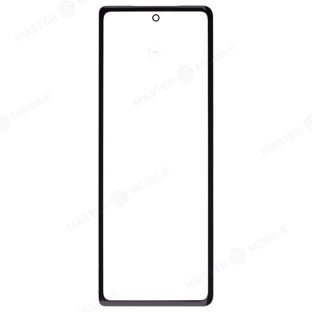 Стекло модуля для Samsung F916 Galaxy Z Fold 2 + OCA (черный)
