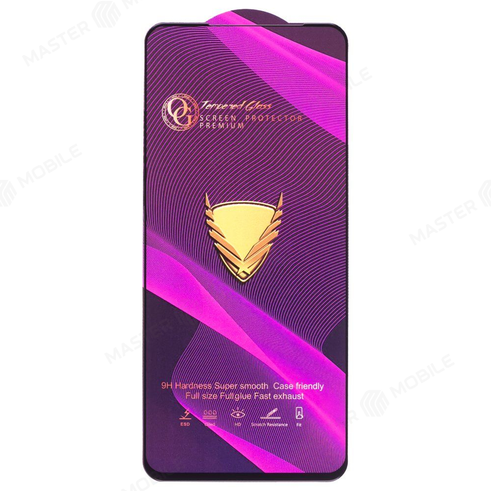 Защитное стекло OG Glass (3 в 1) для Realme 10 Pro 5G (RMX3661) (черный)