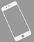Стекло модуля для Apple iPhone 6 (белый) фото №1