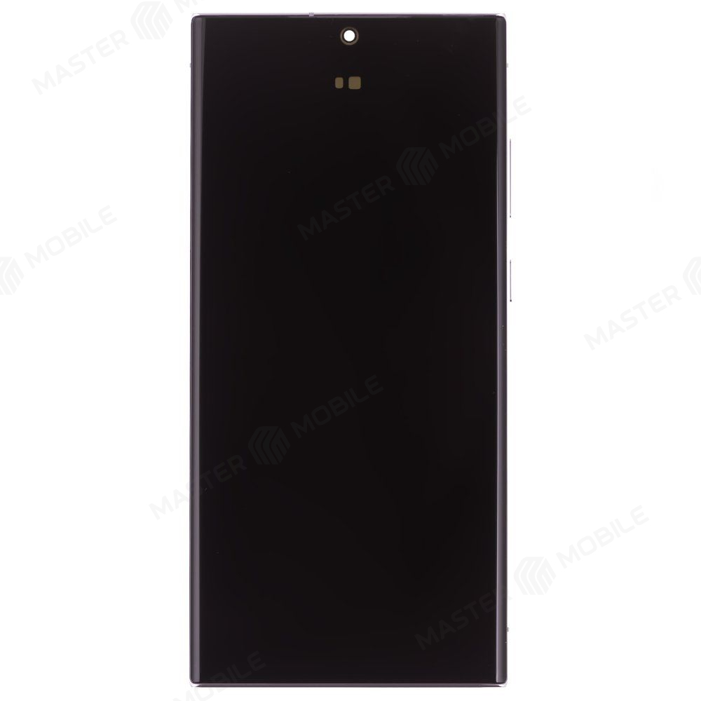 Дисплей для Samsung S918 Galaxy S23 Ultra + тачскрин (розовый) (в рамке) (ORIG100) (SP)