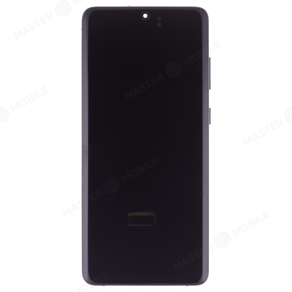 Дисплей для Samsung G985 Galaxy S20+ / G986 Galaxy S20+ 5G + тачскрин (серый) (в рамке) (OLED) (Full Size)