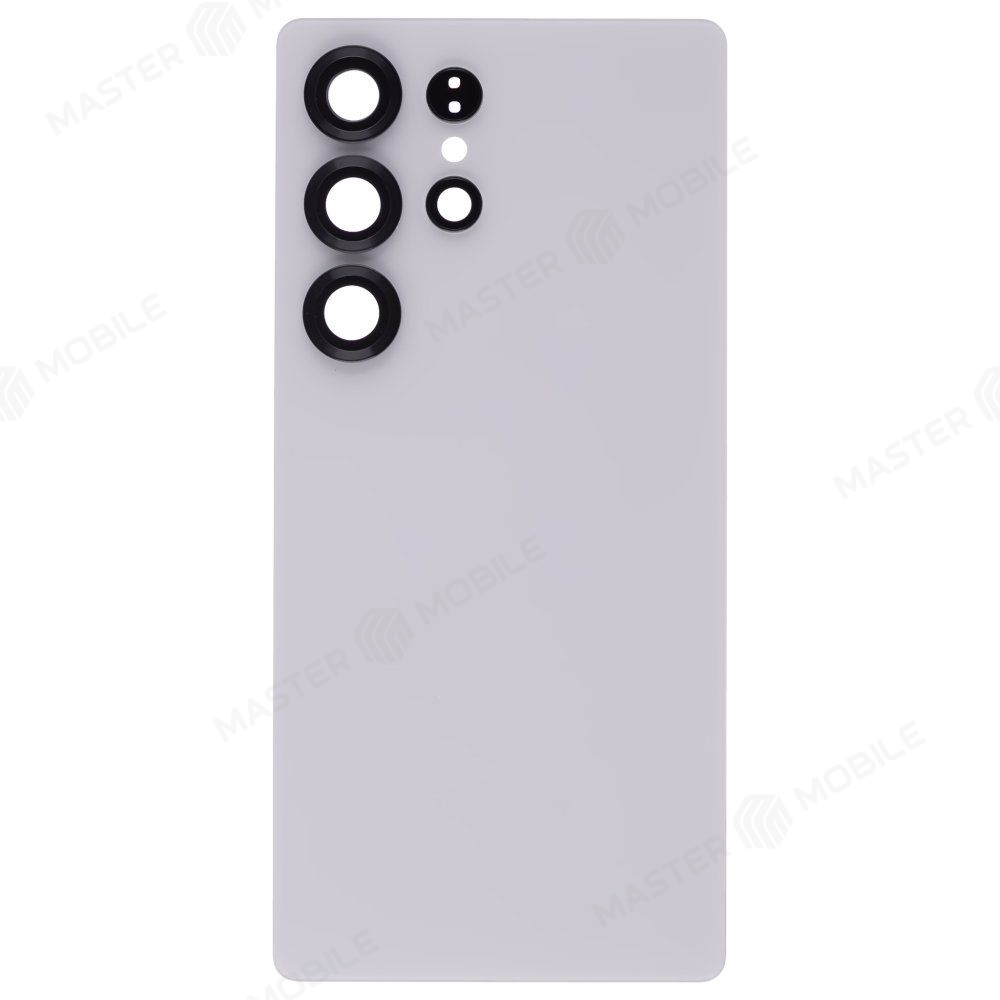 Задняя крышка для Samsung S938 Galaxy S25 Ultra (серебристый) (в сборе со стеклом камеры)