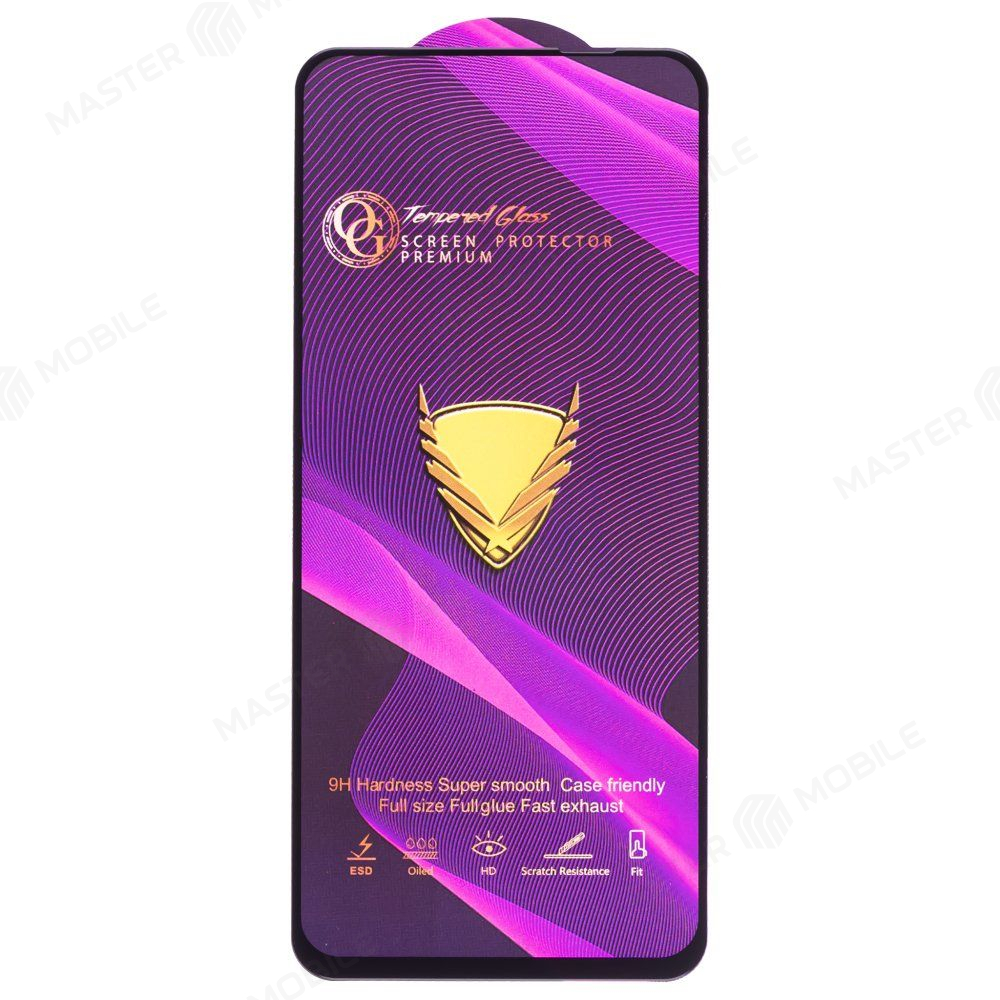 Защитное стекло OG Glass (3 в 1) для Realme 9 Pro+ (RMX3393) (черный)