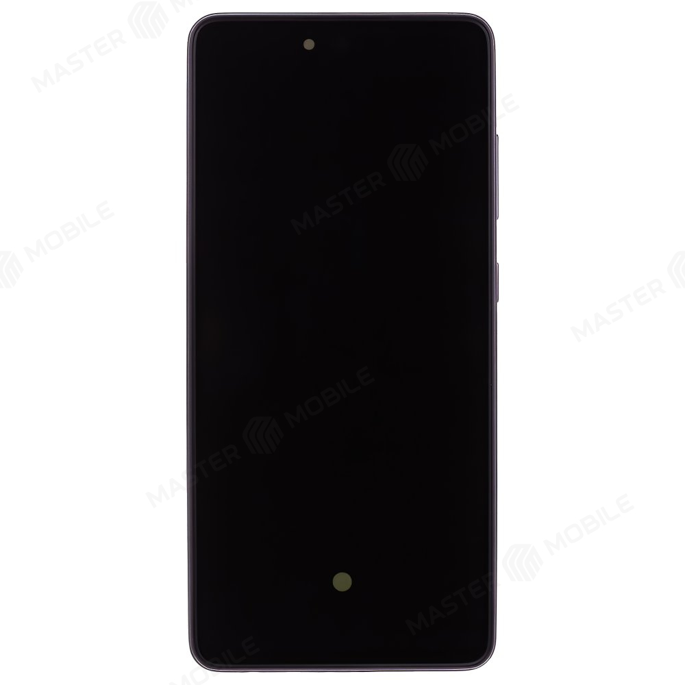 Дисплей для Samsung A525 Galaxy A52 / A526 Galaxy A52 5G / A528 Galaxy A52s + тачскрин (черный) (в рамке) (ORIG100) (SP)