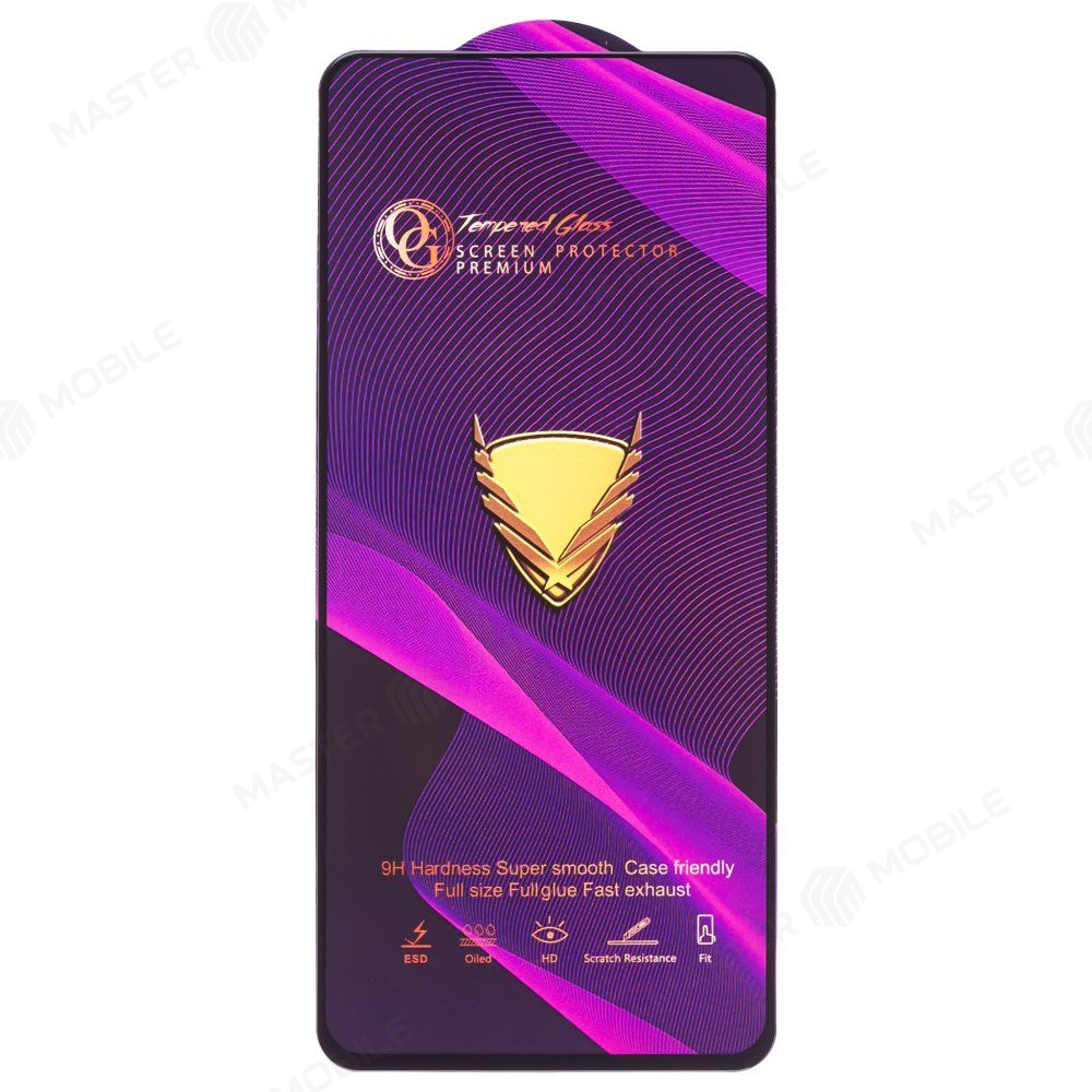 Защитное стекло OG Glass (3 в 1) для Huawei Honor X7c (ALT-LX1) (черный)