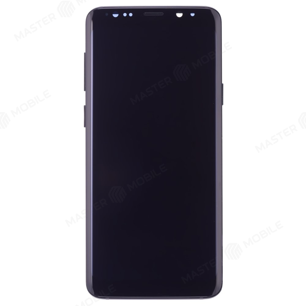 Дисплей для Samsung G965 Galaxy S9+ (в сборе с тачскрином) (черный) (в рамке) (OLED)