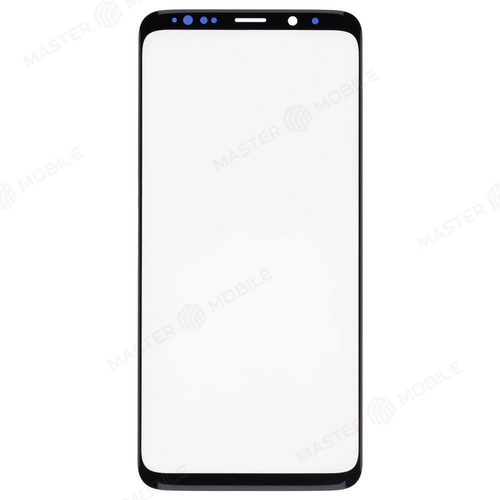 Стекло модуля для Samsung G965 Galaxy S9+ + OCA (черный)