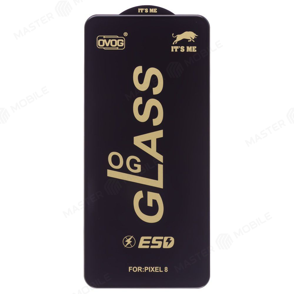 Защитное стекло OG Glass тех. пак. для Google Pixel 8 (GKWS6/G9BQD/GZPFO/GPJ41) (черный)