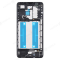 Рамка дисплея для Samsung A013 Galaxy A01 Core (черный) фото №1