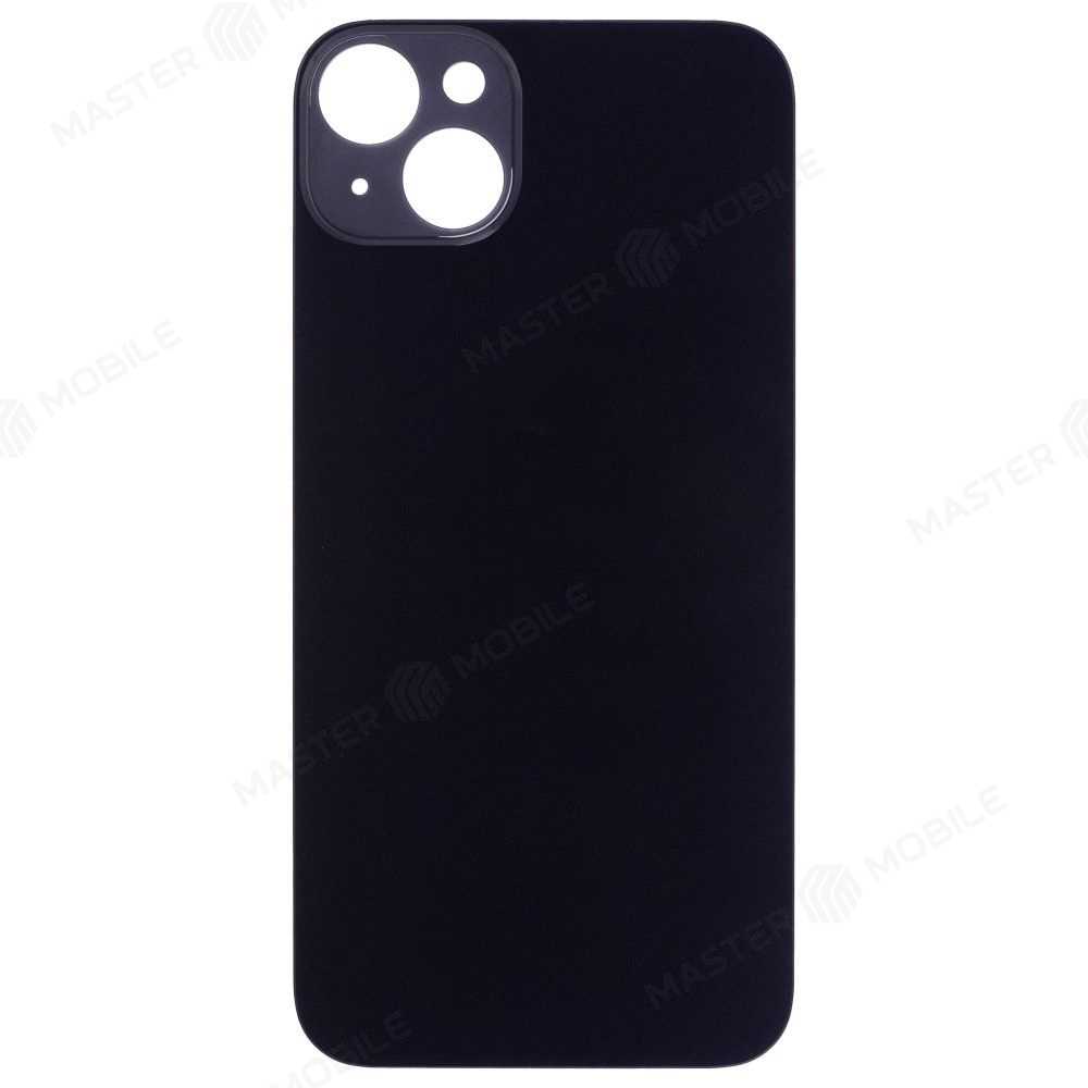 Задняя крышка для Apple iPhone 14 Plus (черный) (с широким отверстием) (Premium)