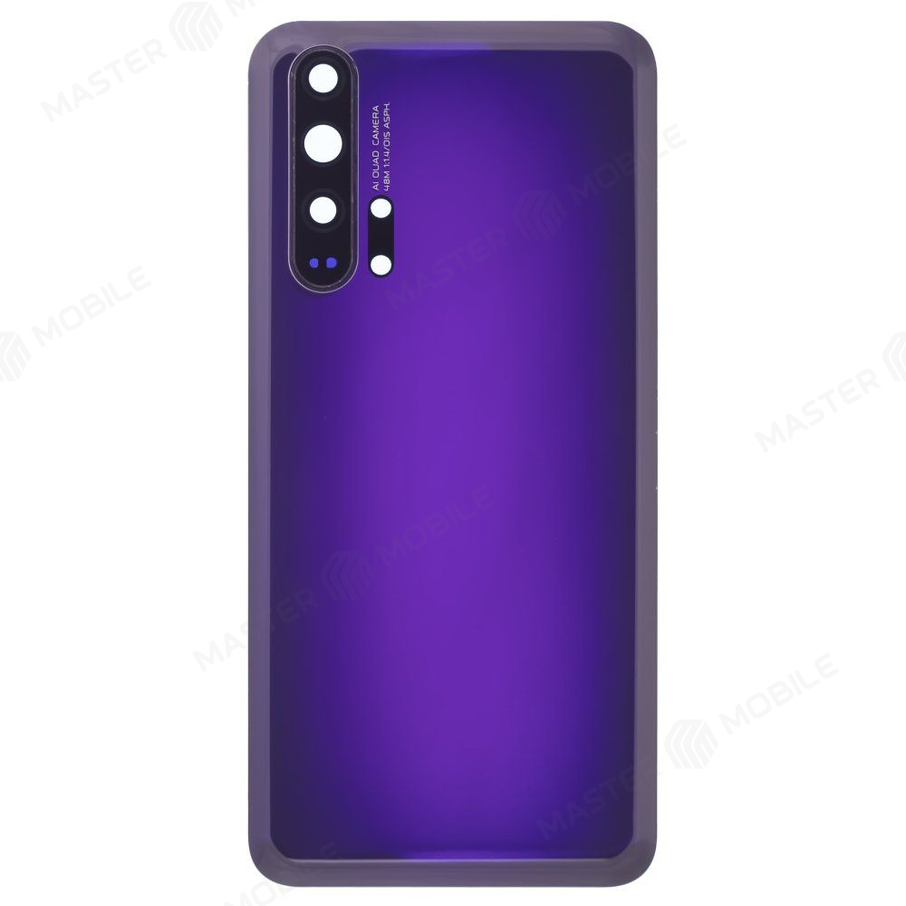 Задняя крышка для Huawei Honor 20 Pro (YAL-L41) (фиолетовый) (в сборе со стеклом камеры)
