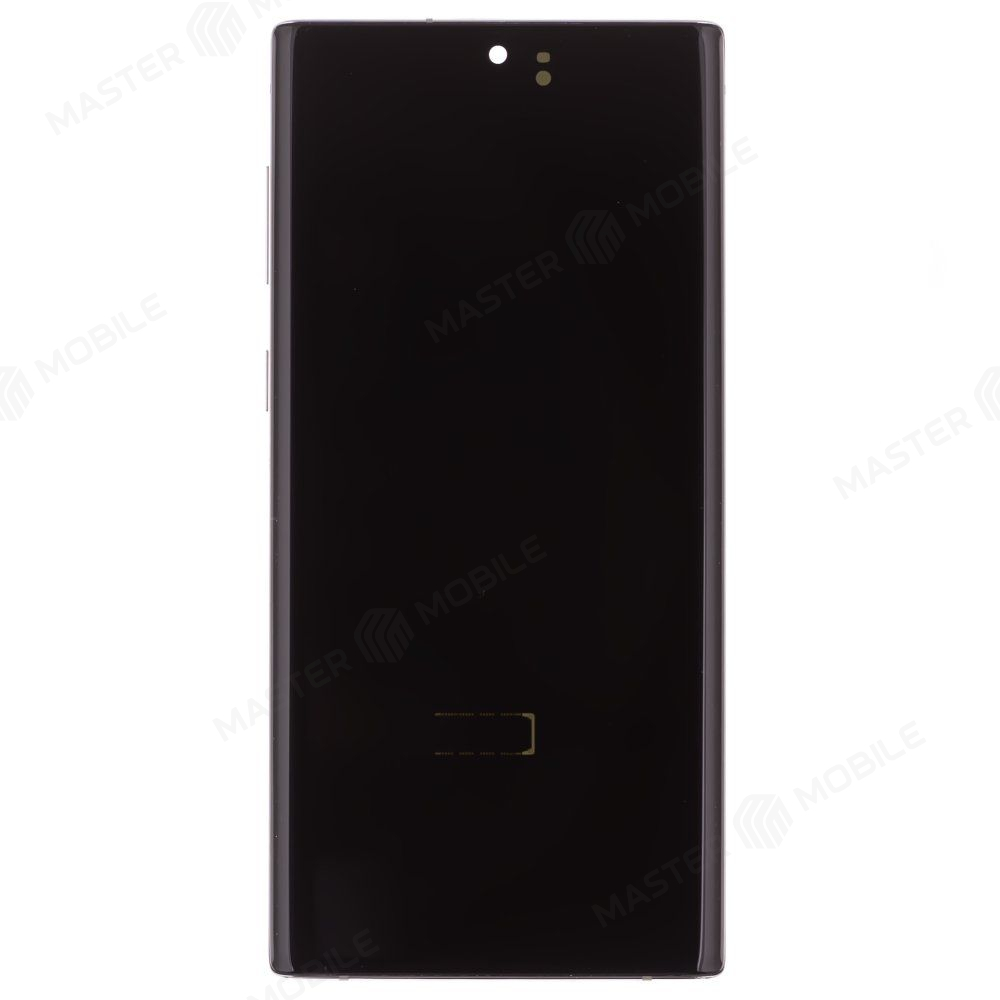 Дисплей для Samsung N970 Galaxy Note 10 + тачскрин (серый) (в рамке) (ORIG100) (возможен дефект ЛКП)