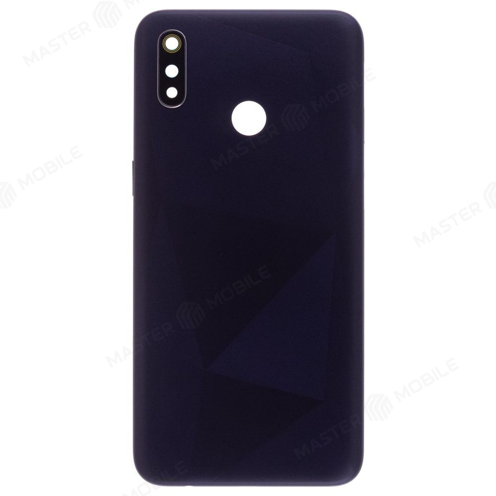 Задняя крышка для Realme 3 (RMX1821) (черный) (в сборе со стеклом камеры)