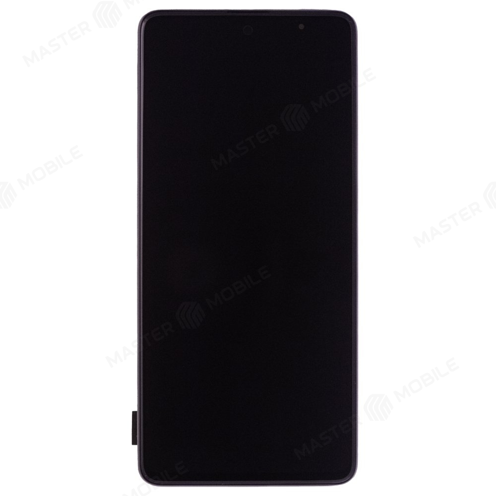 Дисплей для Samsung M317 Galaxy M31s + тачскрин (черный) (в рамке) (ORIG100) (SP)