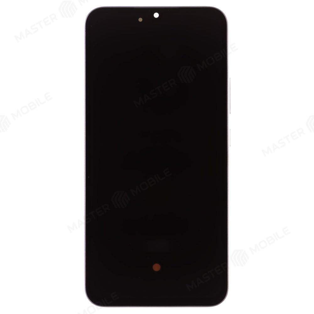 Дисплей для Samsung A346 Galaxy A34 5G + тачскрин (серебристый) (в рамке) (ORIG100) (SP)