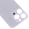 Задняя крышка для Apple iPhone 15 Pro (белый) (с широким отверстием) (Premium) фото №3