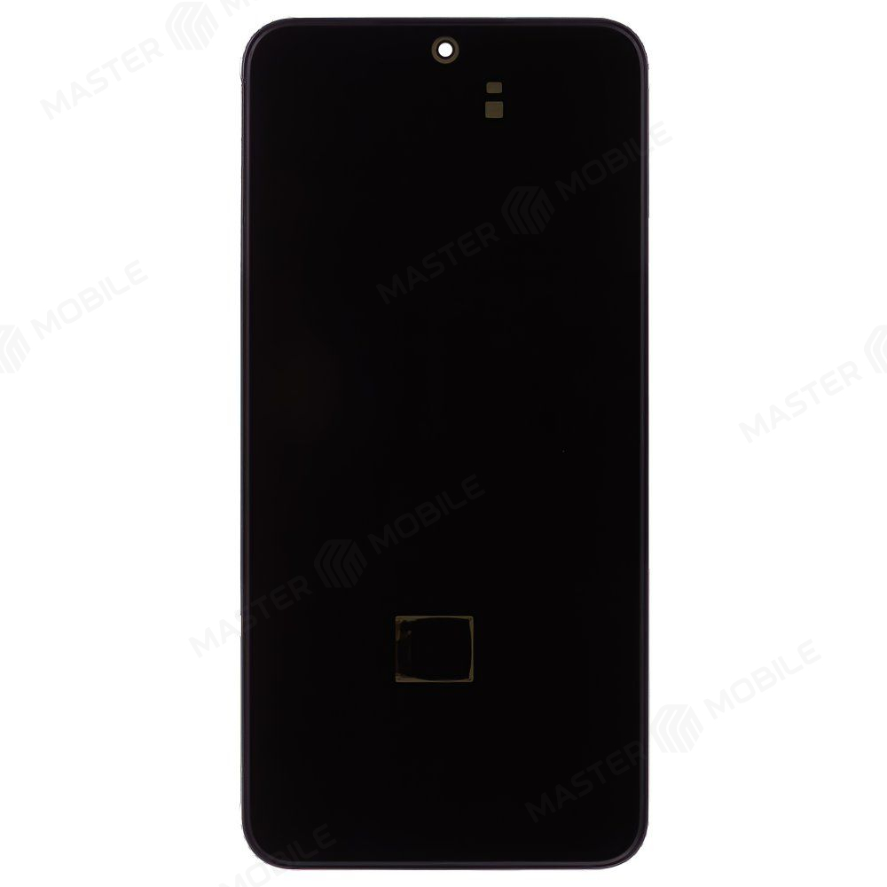 Дисплей для Samsung S901 Galaxy S22 + тачскрин (черный) (в рамке) (ORIG100) (возможен дефект ЛКП)