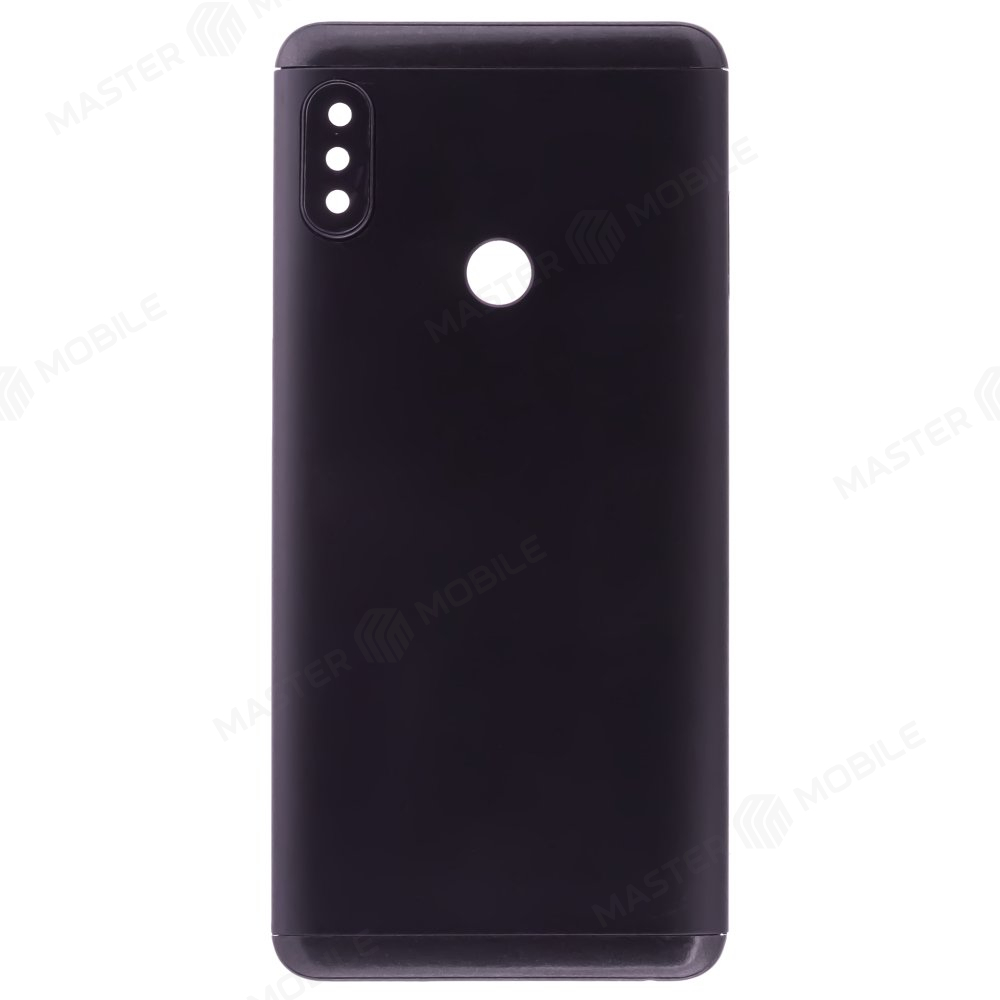 Задняя крышка для Xiaomi Redmi Note 5 (черный) (в сборе со стеклом камеры)