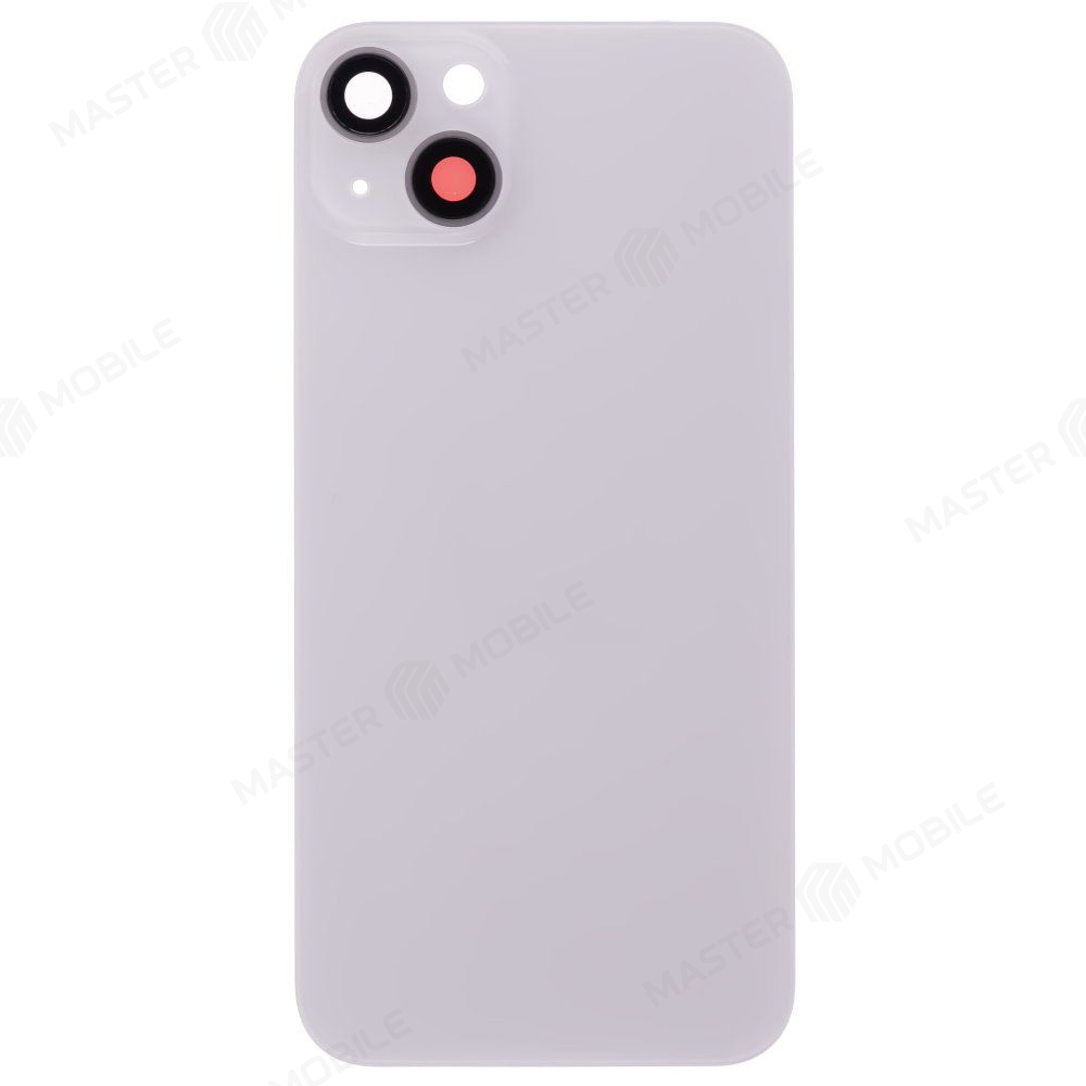 Задняя крышка для Apple iPhone 14 Plus (белый) (в сборе со стеклом камеры) (Premium)