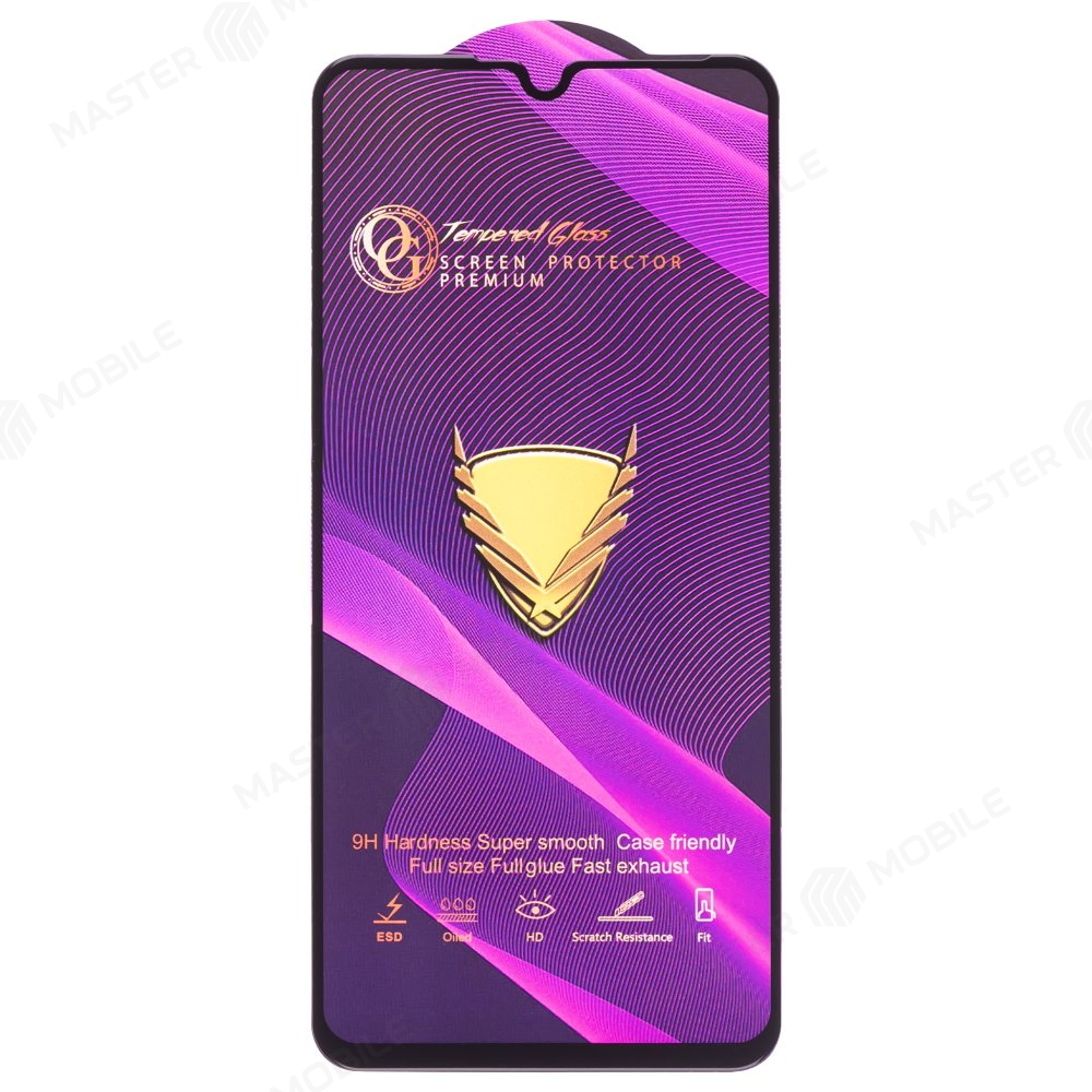 Защитное стекло OG Glass (3 в 1) для Huawei P30 Lite/Nova 4e (MAR-LX1M/MAR-AL00) / Honor 20S (MAR-LX1H) и др. (черный)