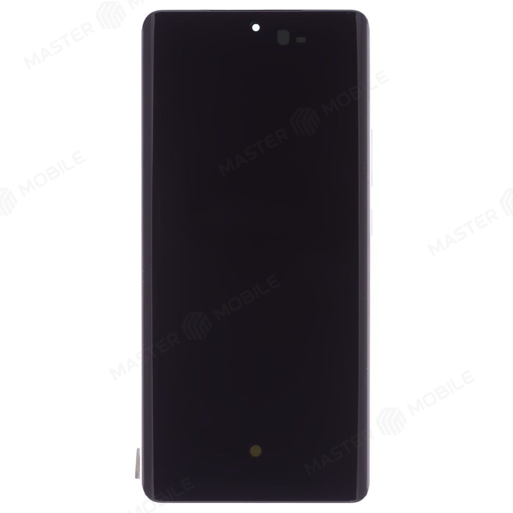 Дисплей для Realme GT 6 (RMX3851) + тачскрин (серебристый) (в рамке) (ORIG100) (SP)