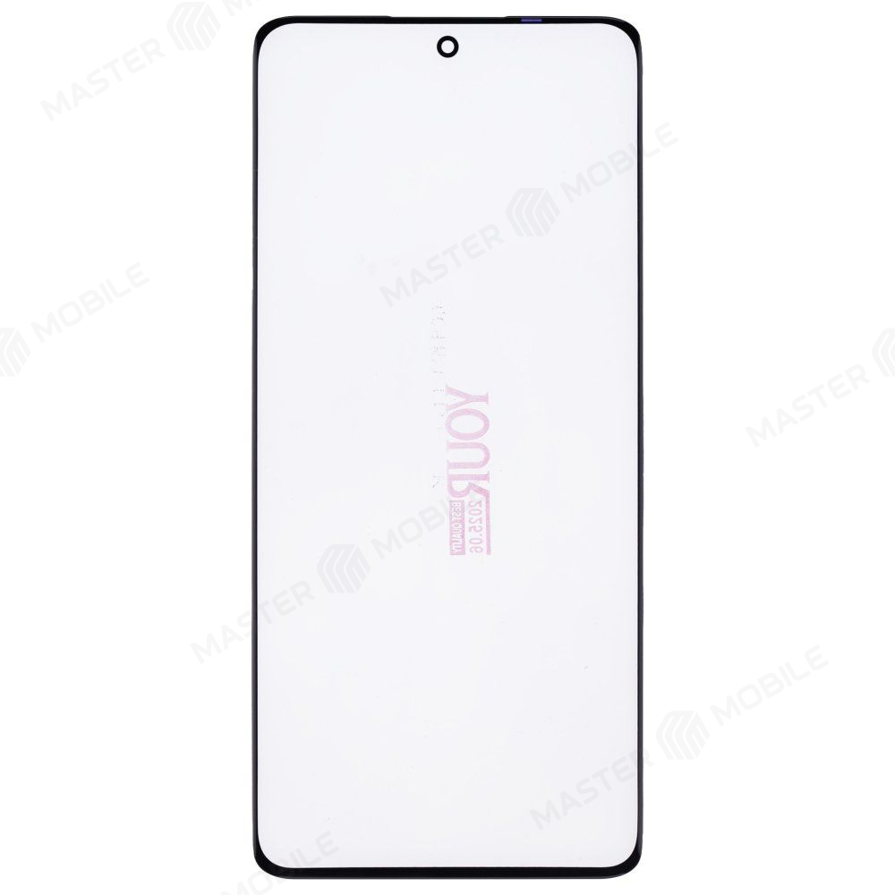 Стекло модуля для Realme 10 Pro+ 5G (RMX3686/RMX3687) / 11 Pro 5G (RMX3771) / 11 Pro+ 5G (RMX3741) + OCA (черный) (Mustby) (Premium)