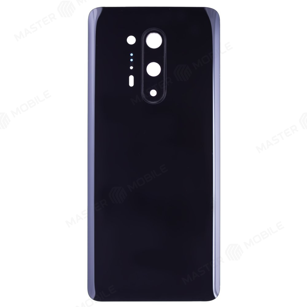Задняя крышка для OnePlus 8 Pro (черный) (в сборе со стеклом камеры)