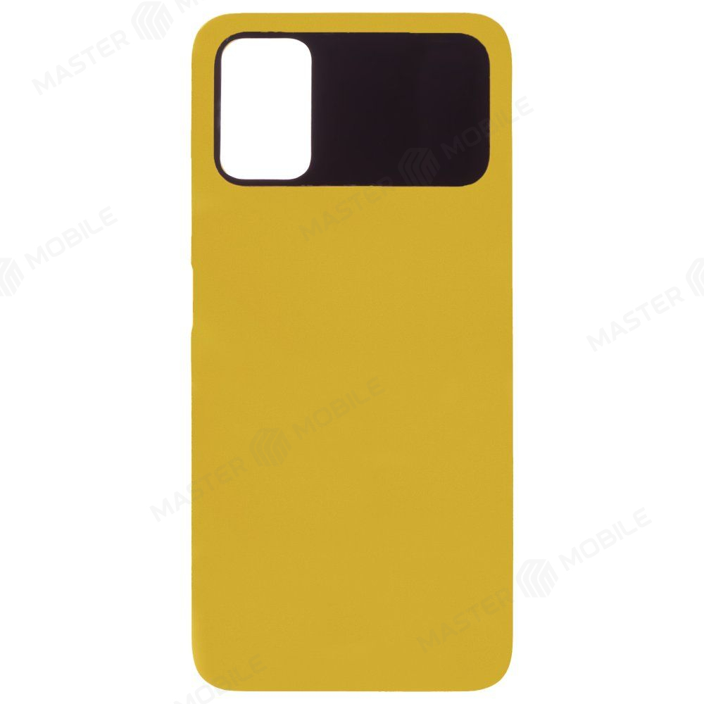 Задняя крышка для Xiaomi Poco M3 (M2010J19CG) (желтый)