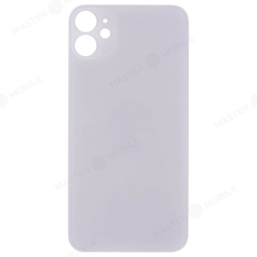 Задняя крышка для Apple iPhone 11 (белый) (с широким отверстием)