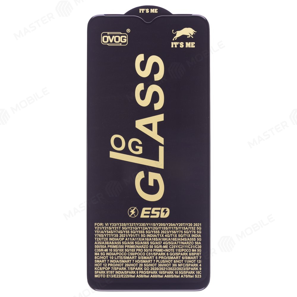 Защитное стекло OG Glass для Realme C30 (RMX3581) / C33 (RMX3624) (черный)