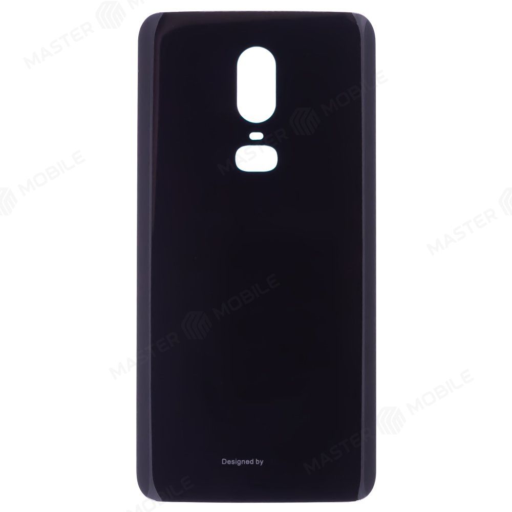 Задняя крышка для OnePlus 6 (черный глянец)